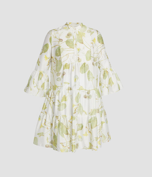 Tiered Hem Mini Dress