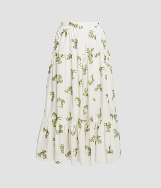 Tiered Full Volume Skirt