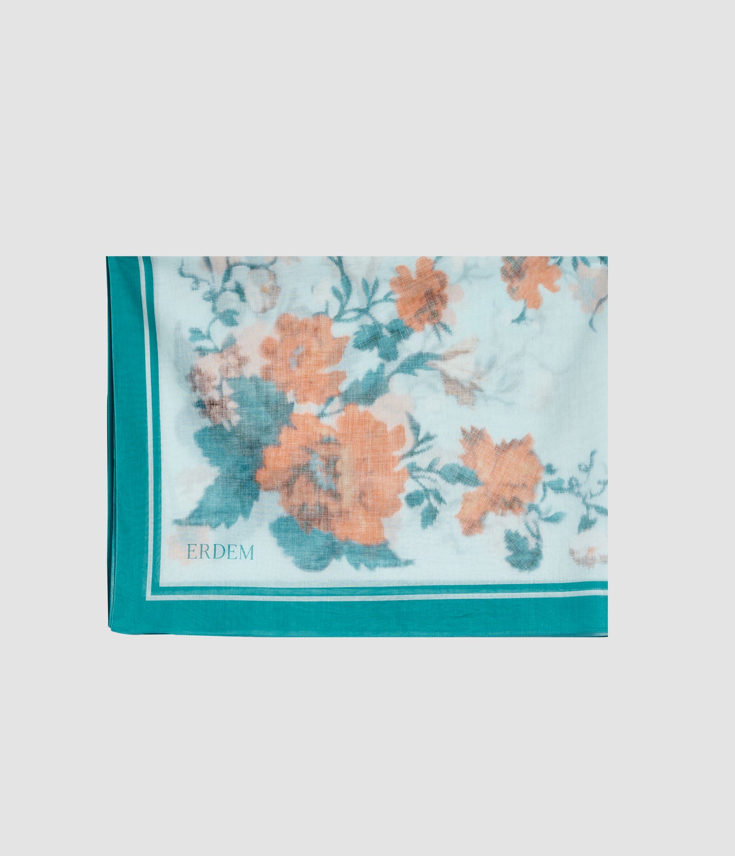 Floral Print Cotton Voile Pareo