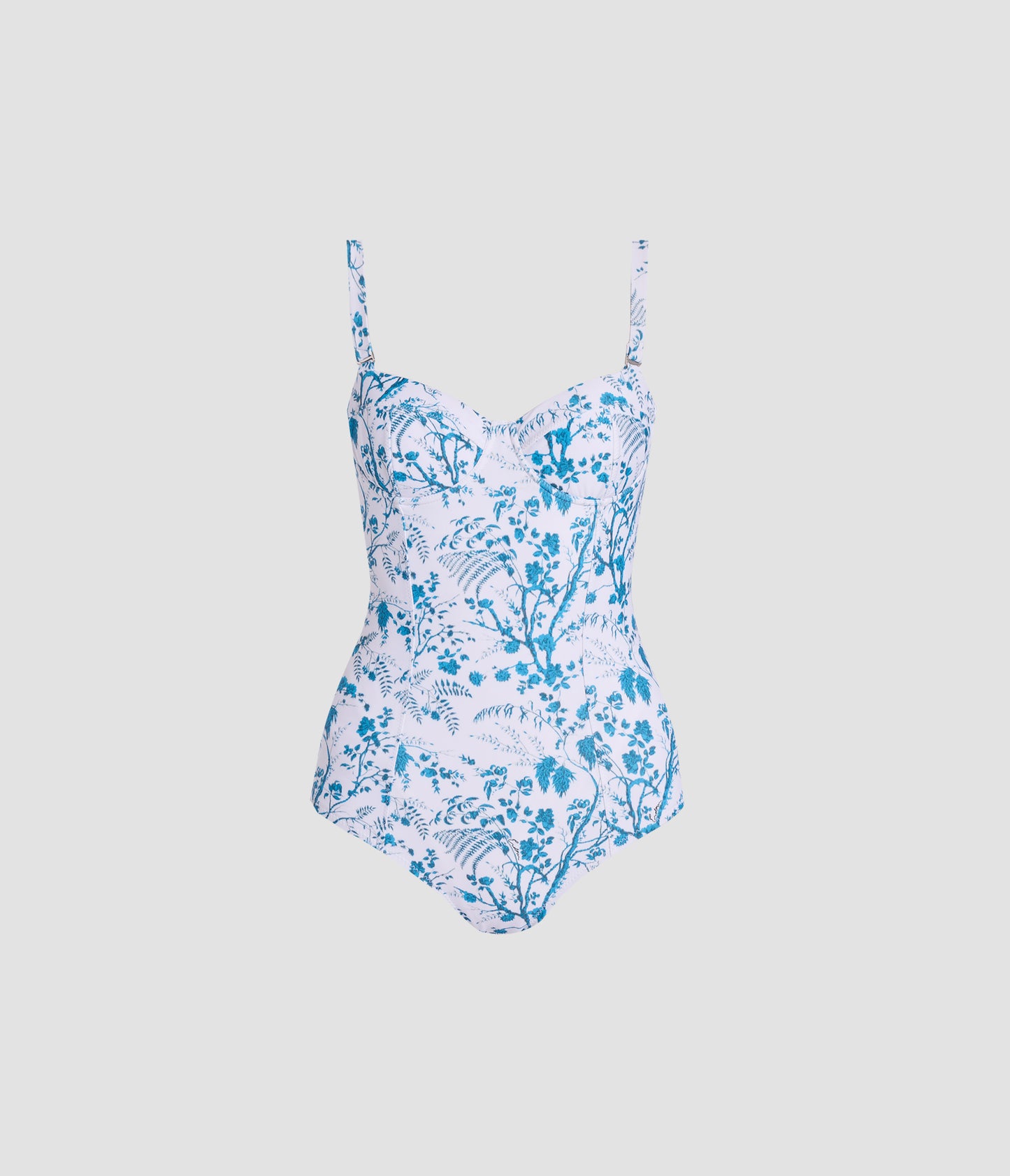 Botanical Print One Piece Swimsuit