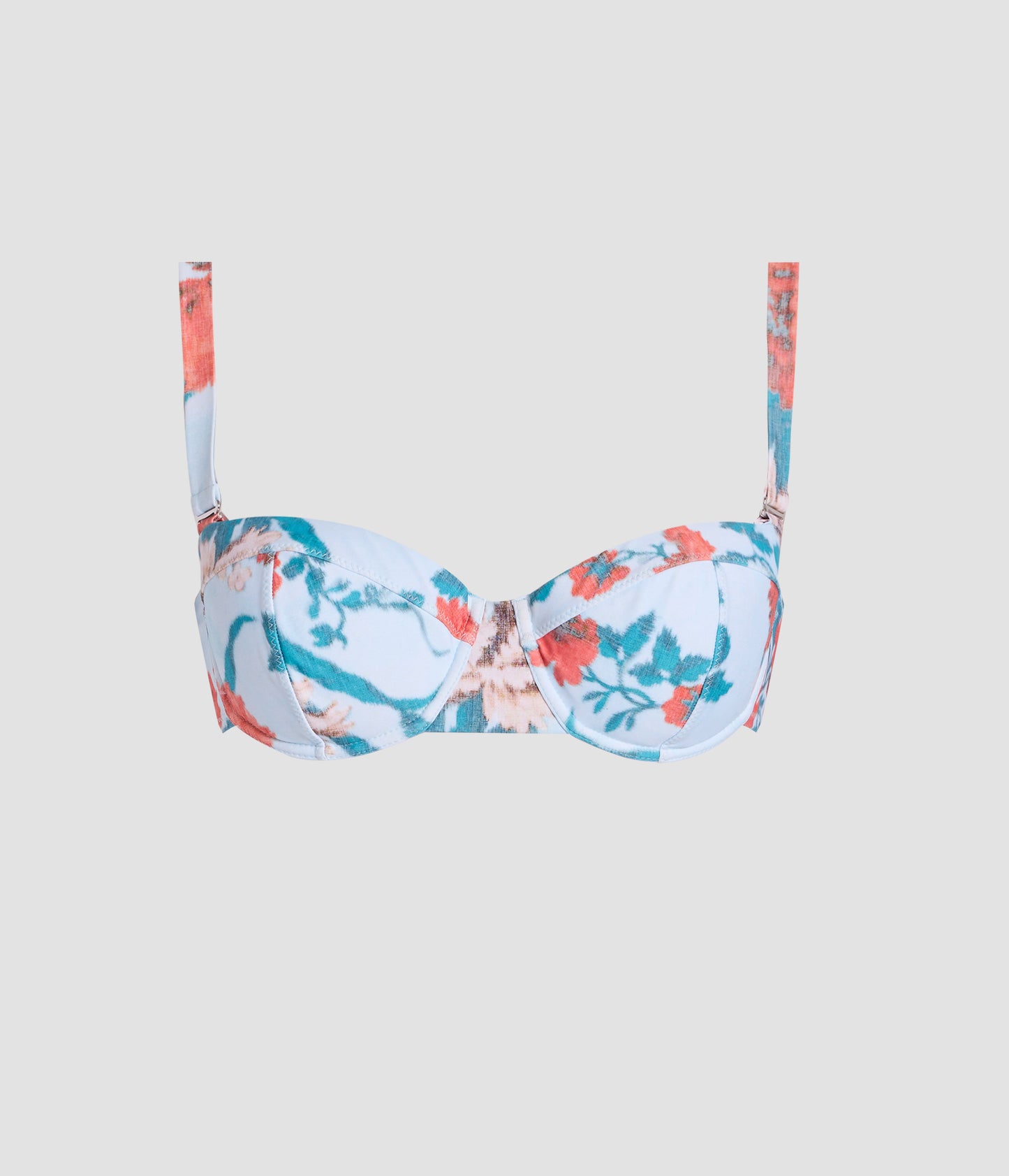 Floral Print Bikini Top