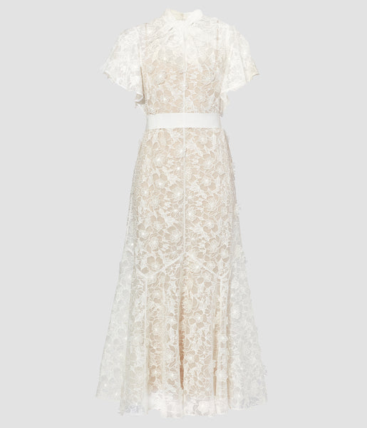 kastane オケージョンドレス　2piece layered dress Valentina Layered Bra-Detail Fishtail Midaxi Dress in