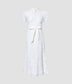 Lauren White Lace Puff Sleeve Dress