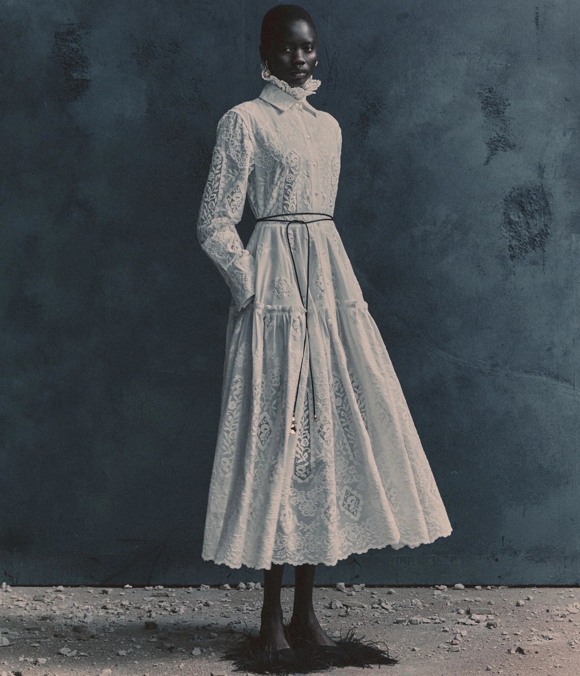 embroidered long shirt dress Weekend Max Mara | Woman - Poplin shirt dress with embroideries - White