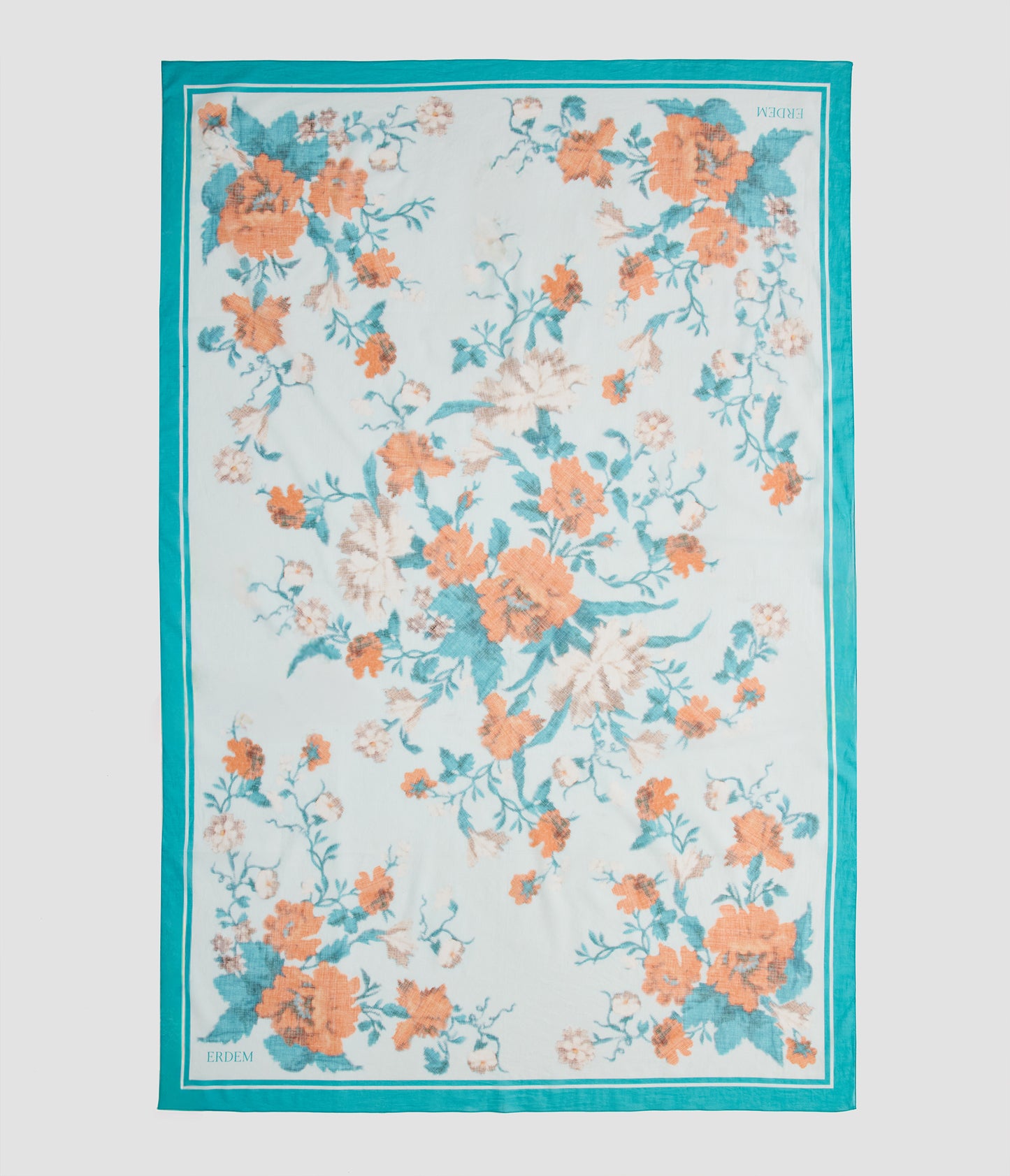 Floral Print Cotton Voile Pareo