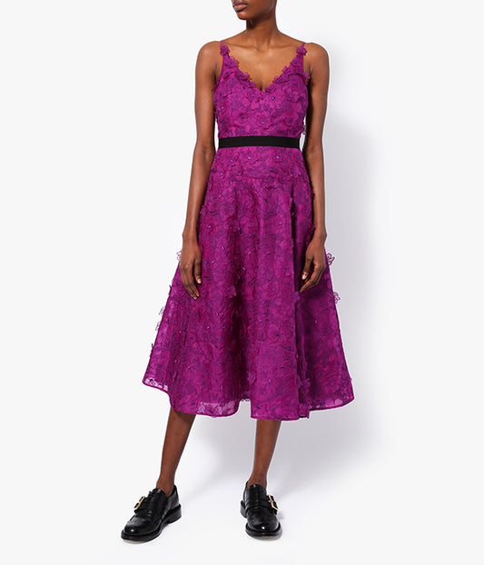 Donna Gown Cutwork Embroidered Organza
