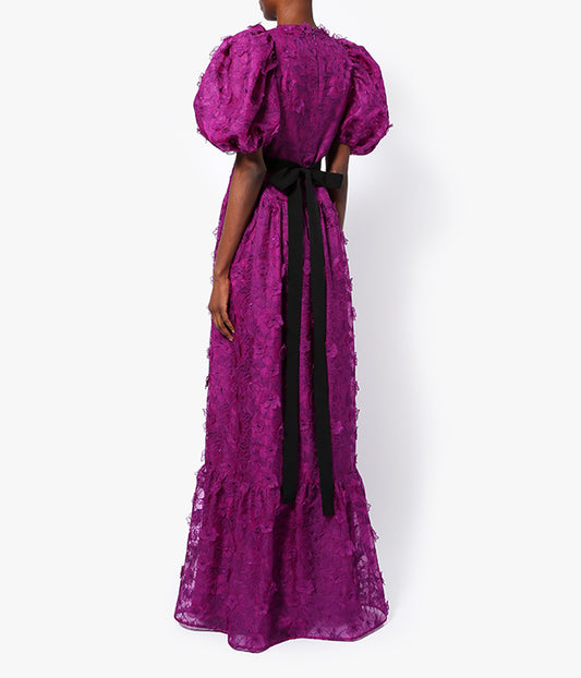 Cybill Gown Cutwork Embroidered Organza