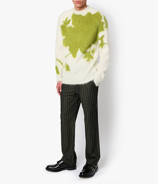Nathan Cream Brushed Mohair Jumper