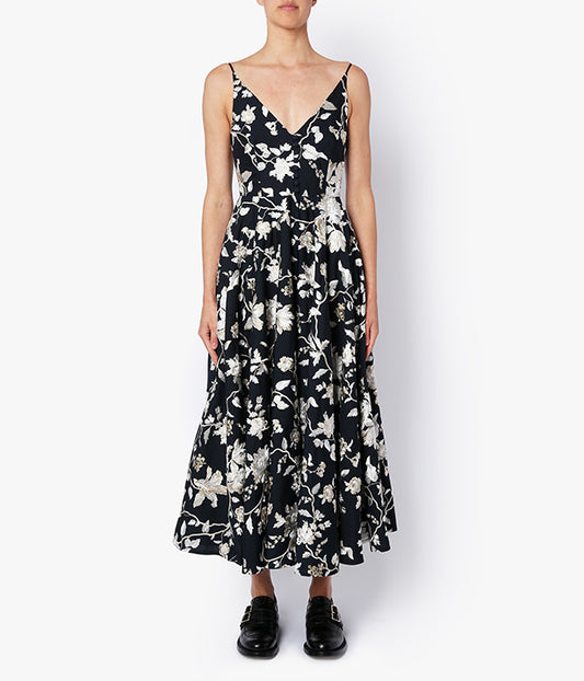 Eloise Dress Embroidered Floral Cotton
