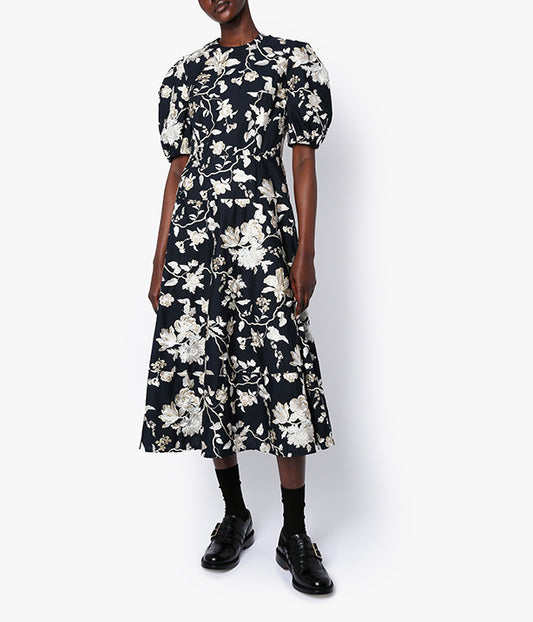Kira Dress Embroidered Floral Cotton