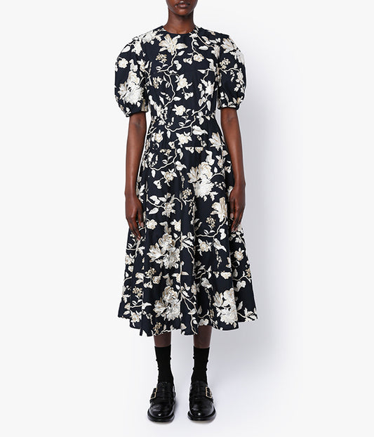 Kira Dress Embroidered Floral Cotton