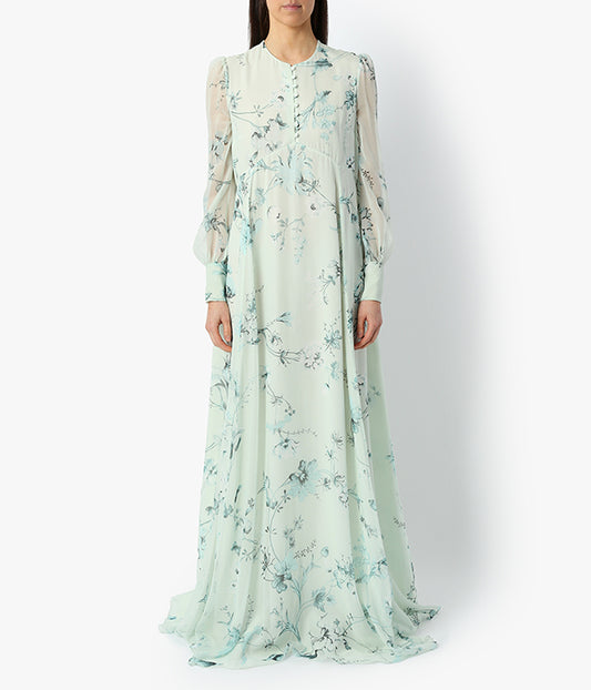 Jaylene Laurenson Mint Green Silk Gown