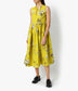 Eleonore Laurenson Yellow Faille Midi Dress
