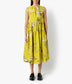 Eleonore Laurenson Yellow Faille Midi Dress