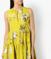Eleonore Laurenson Yellow Faille Midi Dress