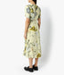 Laurelle Brealey Yellow Crepe Belted Dress