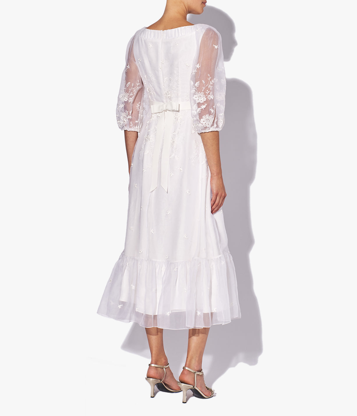 the Floredice Dress perfectly showcases Erdem’s vision for the White Collection.